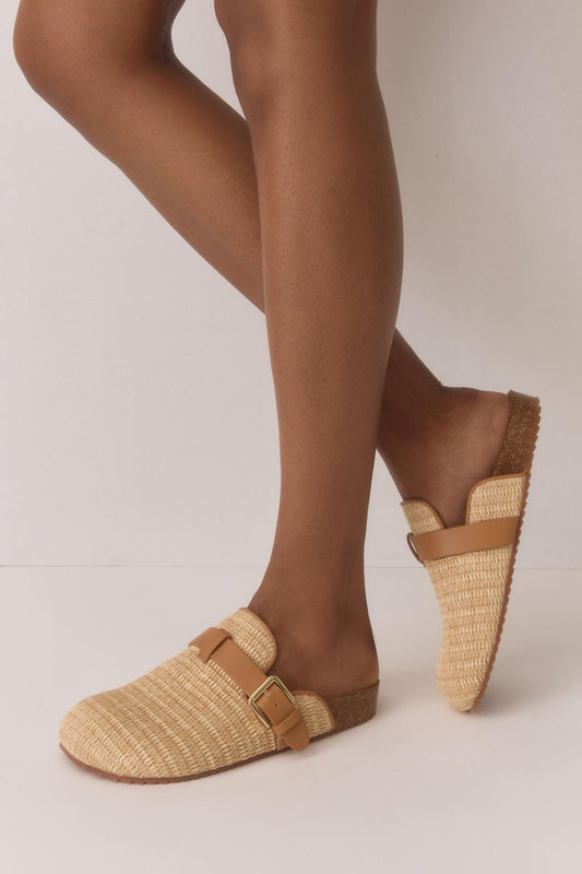 Bibi Lou Raffia Clogs