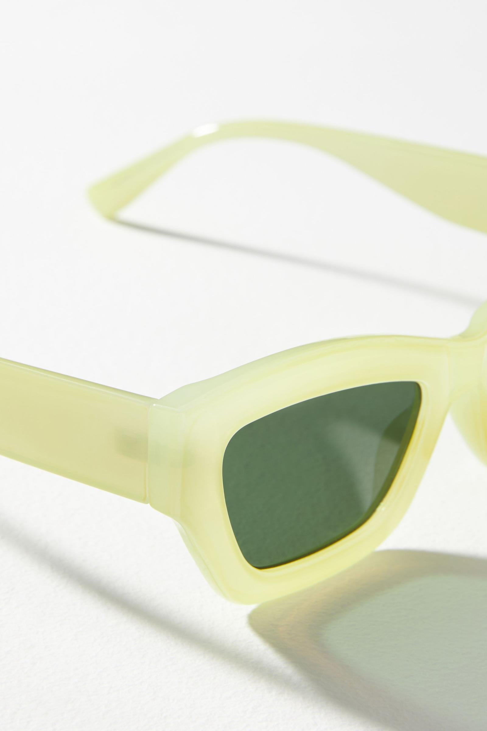 Blocked Cat-Eye Sunglasses