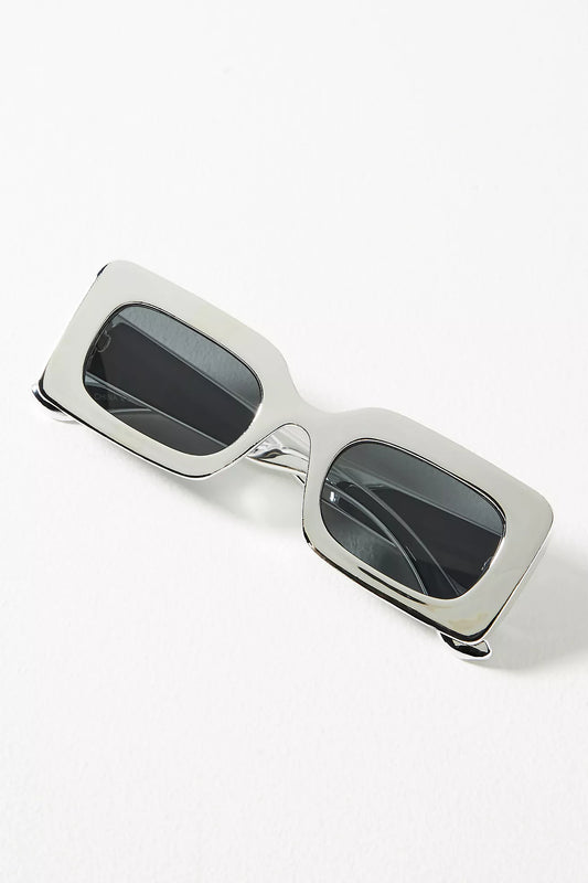 Mirrored Rectangle Sunglasses