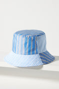 Load image into Gallery viewer, Cotton Pinstripe Bucket Hat
