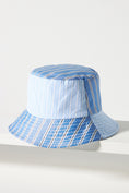 Load image into Gallery viewer, Cotton Pinstripe Bucket Hat
