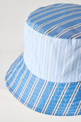 Load image into Gallery viewer, Cotton Pinstripe Bucket Hat
