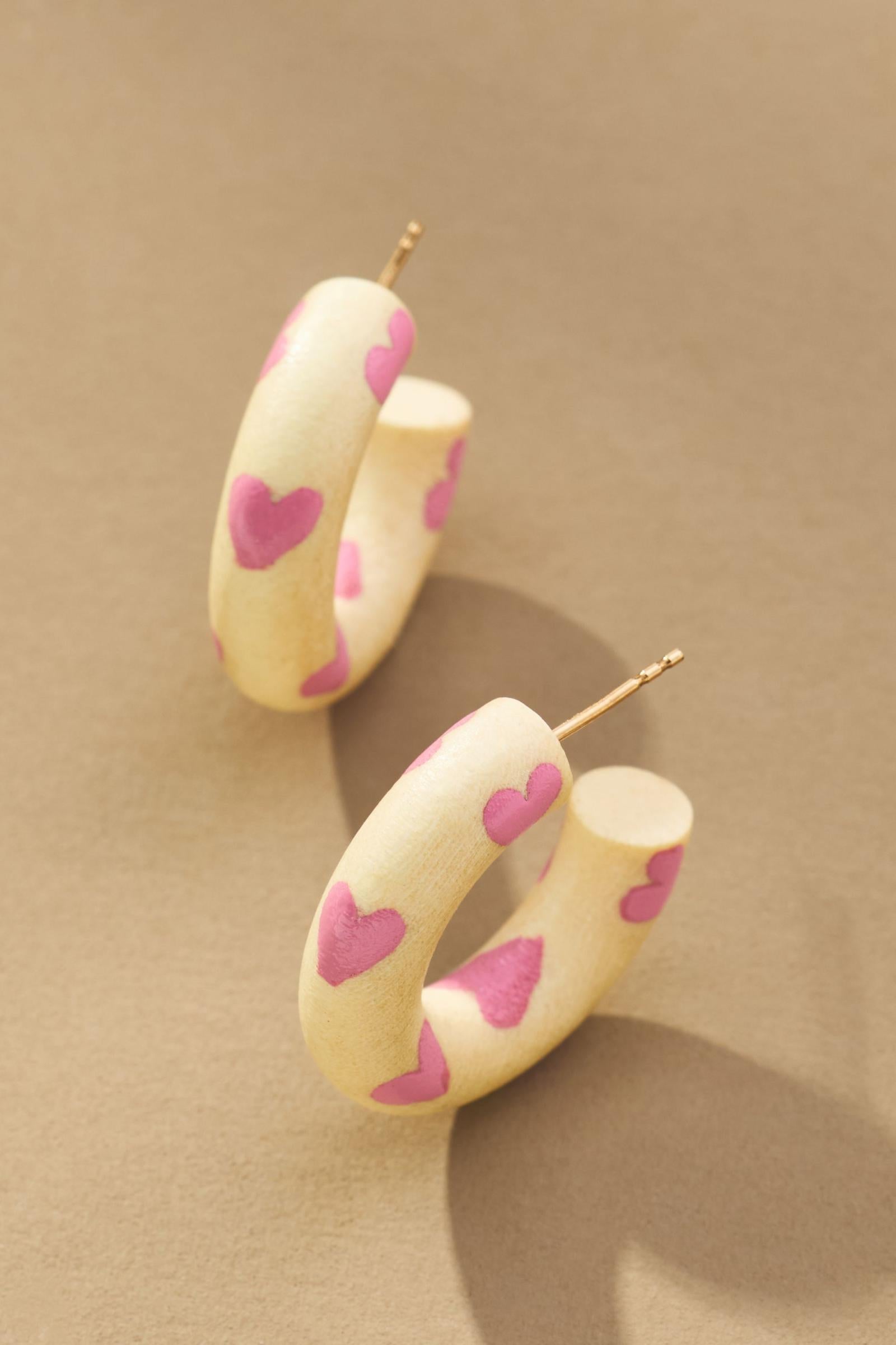 Binky and Lulu Mini Printed Hoop Earrings