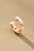 Load image into Gallery viewer, Binky and Lulu Mini Printed Hoop Earrings
