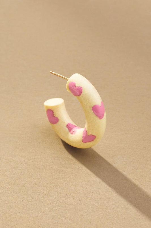 Binky and Lulu Mini Printed Hoop Earrings