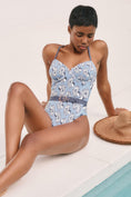 Load image into Gallery viewer, By Anthropologie Jodie Belted One-Piece Swimsuit
