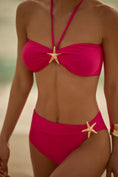 Load image into Gallery viewer, PatBO Starfish Bandeau Bikini Top
