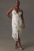 Load image into Gallery viewer, By Anthropologie Lace Button-Front Slip Dress
