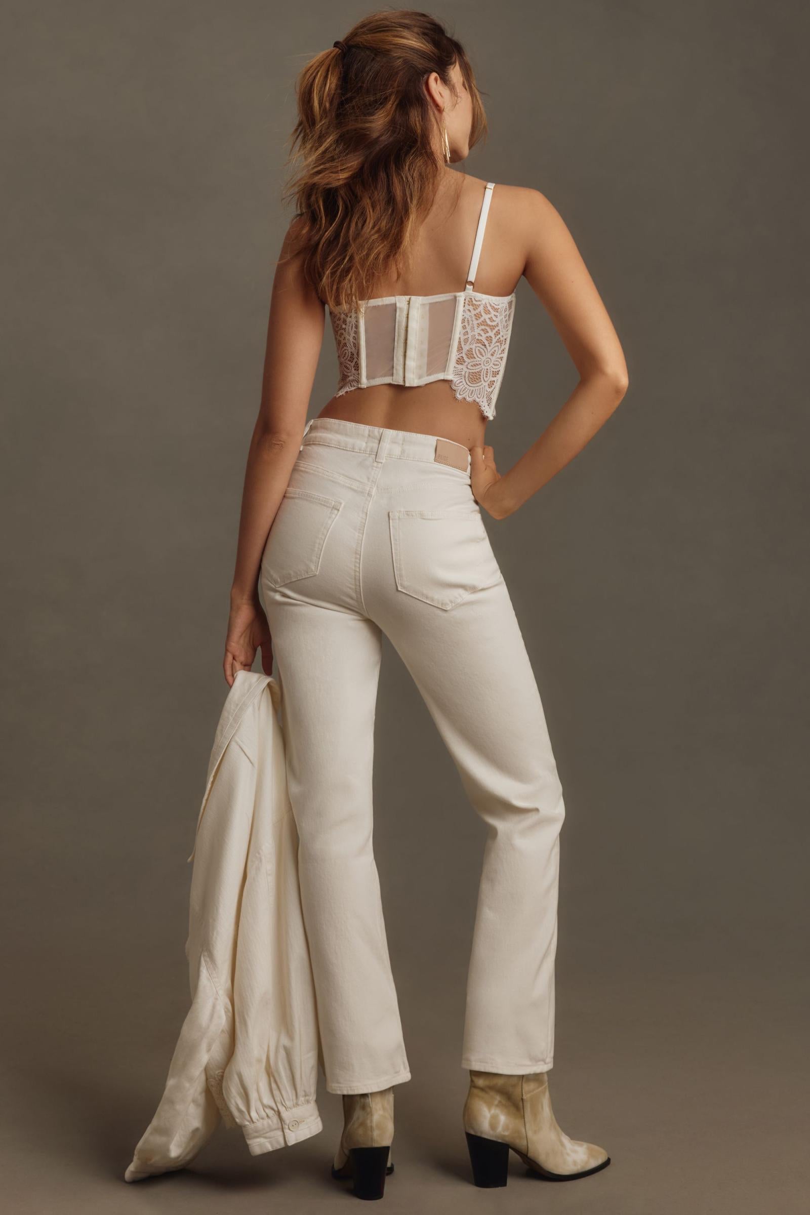 PAIGE The Claudine High-Rise Crop Flare Jeans