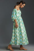 Load image into Gallery viewer, Let Me Be Off-The-Shoulder Printed Maxi Dress
