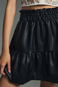 Load image into Gallery viewer, The Somerset Mini Skirt: Faux Leather Edition
