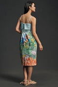 Load image into Gallery viewer, By Anthropologie Sleeveless Foldover Knee-Length Dress
