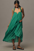 Load image into Gallery viewer, By Anthropologie Sleeveless Chiffon Midi Dress
