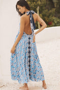 Load image into Gallery viewer, By Anthropologie Halter Cutout Midi Dress
