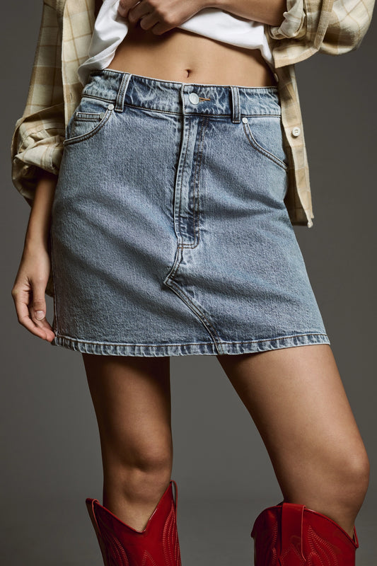 Pilcro Denim Mini Skirt