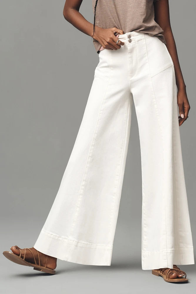 The McKinley Regenerative Cotton Wide-Leg Trousers