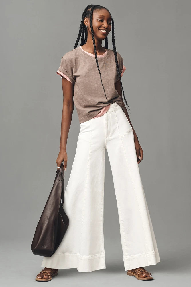 The McKinley Regenerative Cotton Wide-Leg Trousers