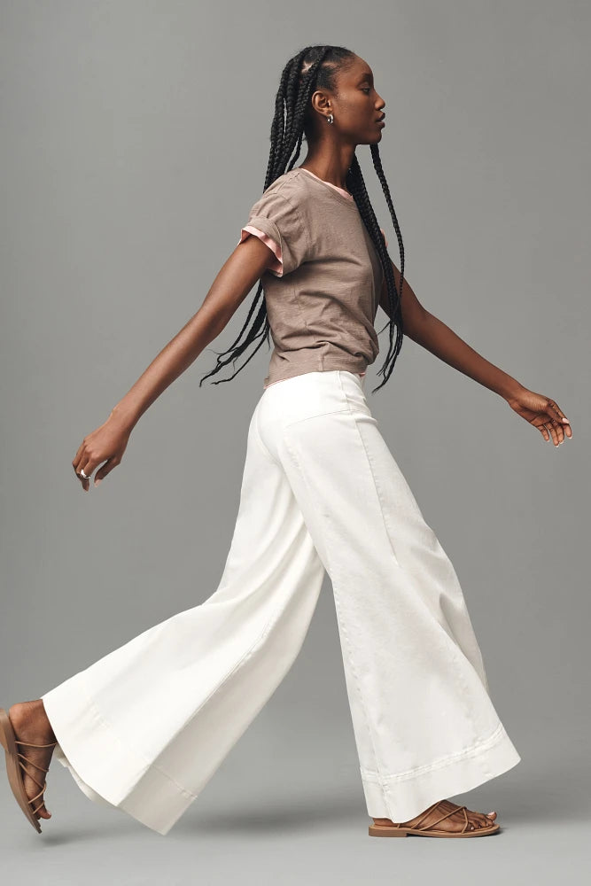 The McKinley Regenerative Cotton Wide-Leg Trousers