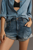 Load image into Gallery viewer, Pilcro Rolled Denim Shorts
