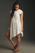 Load image into Gallery viewer, Daily Practice by Anthropologie Short-Sleeve Asymmetrical Midi Dress
