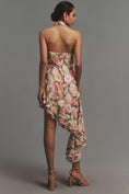 Load image into Gallery viewer, ASTR The Label Asymmetrical Halter Floral Midi Dress
