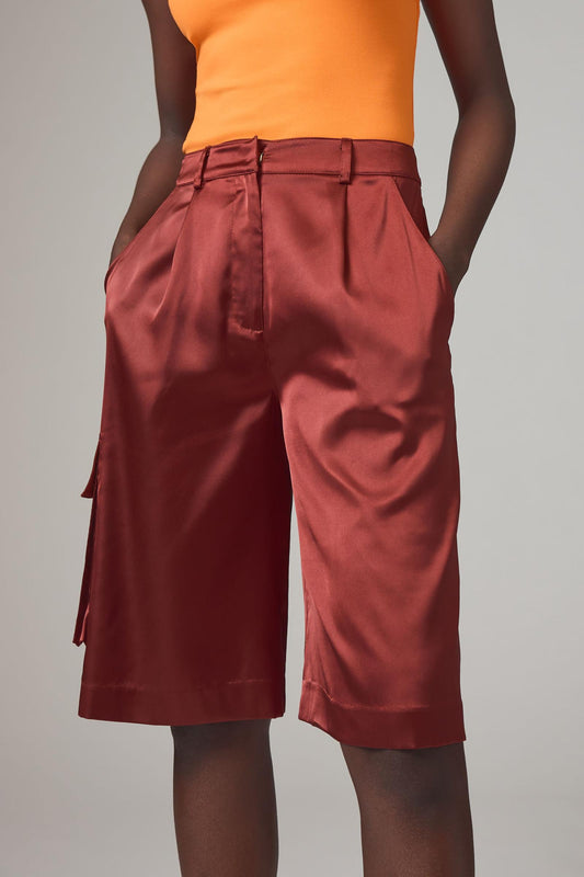 Hutch Pleated Utility Shorts