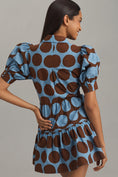 Load image into Gallery viewer, Farm Rio Short-Sleeve Bow-Front Mini Dress
