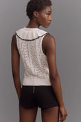 Load image into Gallery viewer, Maeve Ruffled Scoop-Neck Sweater Tank
