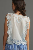 Load image into Gallery viewer, By Anthropologie Cutwork Lace Hanky Blouse
