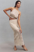 Load image into Gallery viewer, Sunday in Brooklyn Crochet Column Midi Skirt
