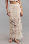 Load image into Gallery viewer, Sunday in Brooklyn Crochet Column Midi Skirt
