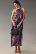 Load image into Gallery viewer, By Anthropologie Double-Strap Halter Column Midi Dress
