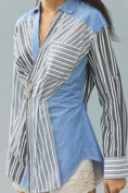 Load image into Gallery viewer, Pilcro Reworked Mixed Stripe Buttondown Shirt
