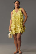 Load image into Gallery viewer, Maeve Sleeveless Floral Appliqué Mini Dress
