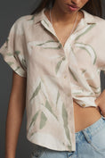 Load image into Gallery viewer, Cloth & Stone Short-Sleeve Linen Surf Shirt
