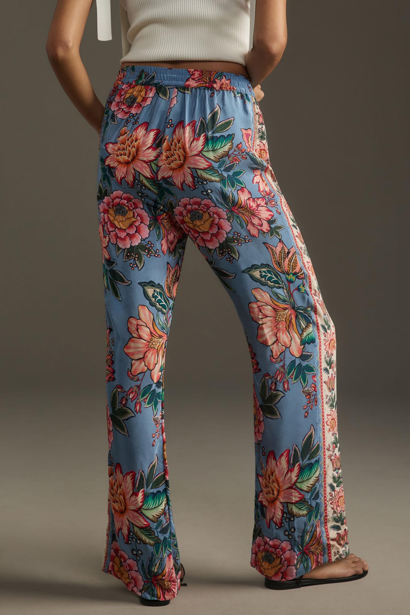 Farm Rio Wonderful Bouquet Pants