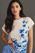 Load image into Gallery viewer, By Anthropologie Graphic Floral Tee
