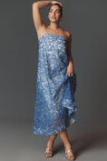 Load image into Gallery viewer, By Anthropologie Strapless Embroidered Lace Midi Dress
