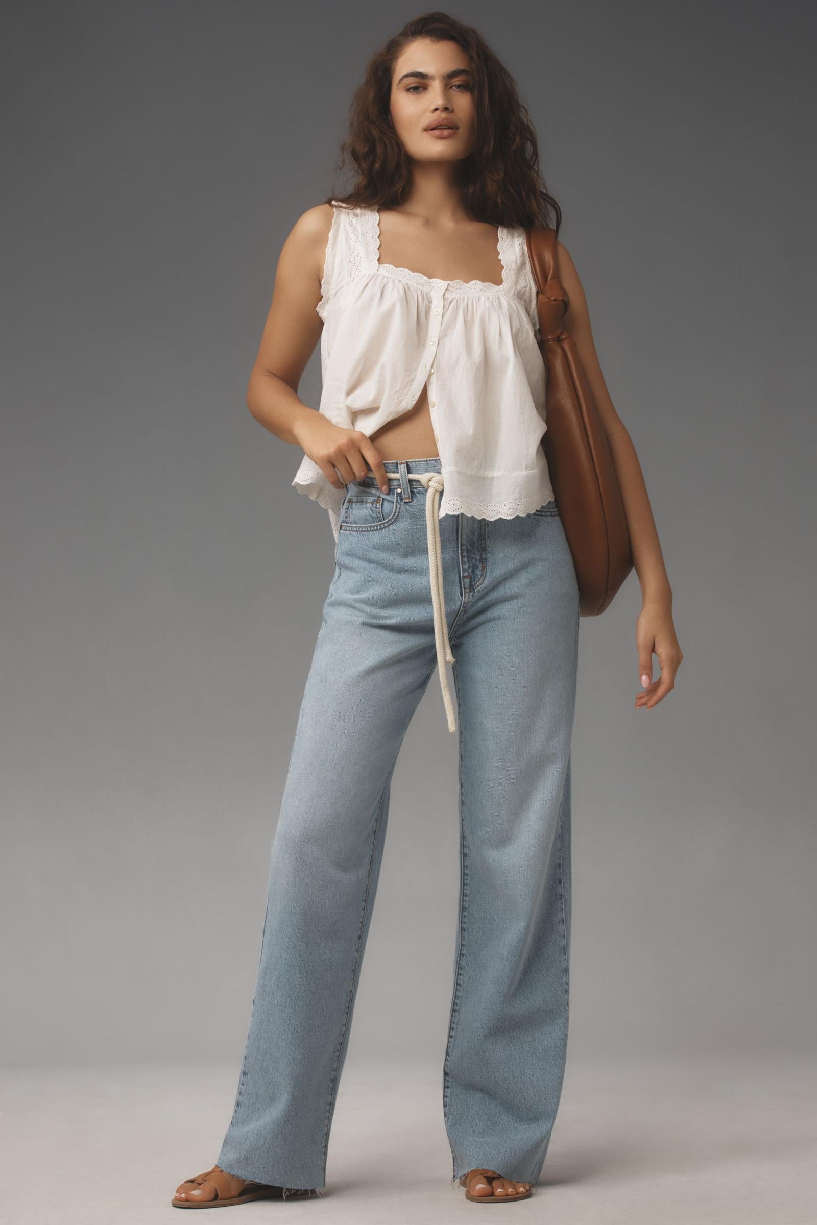 Modern American Rexford High-Rise Wide-Leg Jeans