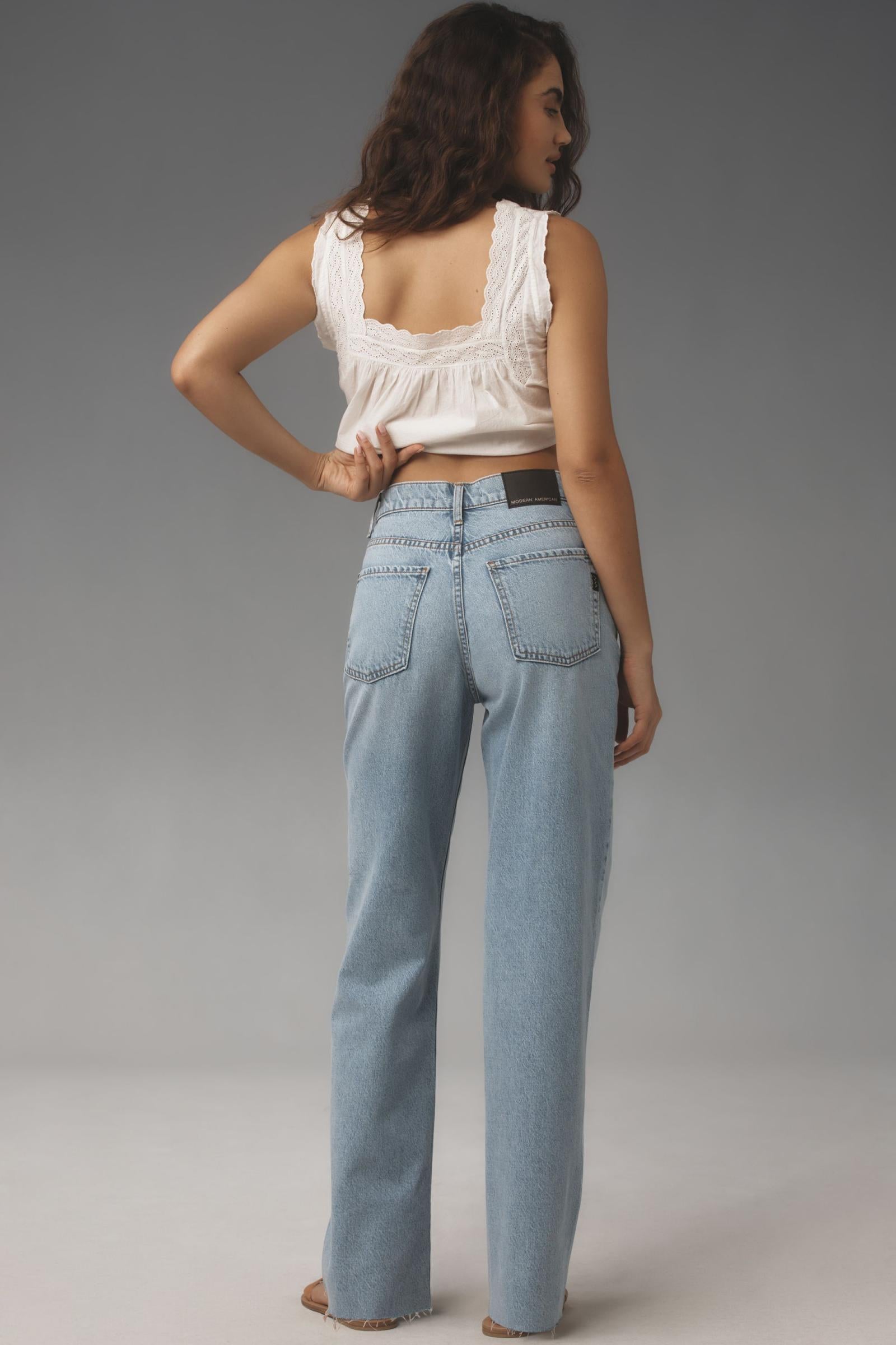 Modern American Rexford High-Rise Wide-Leg Jeans