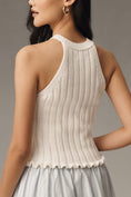 Load image into Gallery viewer, Pilcro Halter Ribbed Sweater Tank
