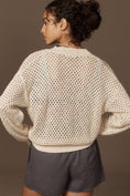 Load image into Gallery viewer, Sanctuary Stepping Out Crochet Knit Bomber Jacket
