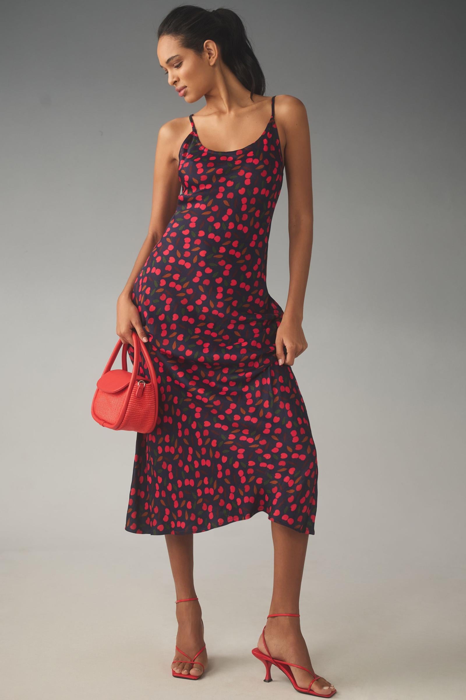 Conditions Apply Elva Printed Midi Slip Dress