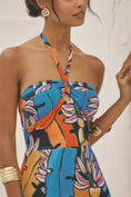 Load image into Gallery viewer, Farm Rio Halter Cover-Up Maxi Dress
