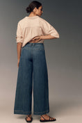 Load image into Gallery viewer, Pilcro Seamed Flounce High-Rise Wide-Leg Jeans
