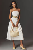 Load image into Gallery viewer, Mare Mare Strapless Seamed A-Line Midi Dress
