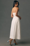 Load image into Gallery viewer, Mare Mare Strapless Seamed A-Line Midi Dress
