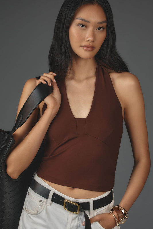 By Anthropologie Tailored Halter Top