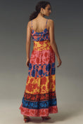 Load image into Gallery viewer, Farm Rio x Anthropologie Button-Front Tiered Maxi Dress
