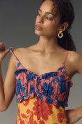 Load image into Gallery viewer, Farm Rio x Anthropologie Button-Front Tiered Maxi Dress
